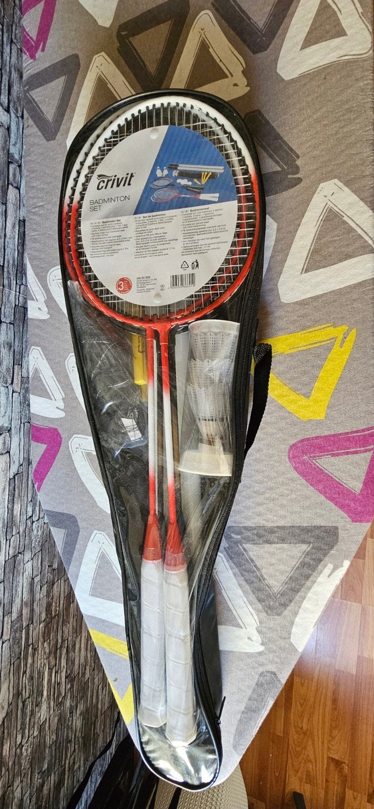 Crivit Badminton Set - Compleet voor Plezier, Ophalen of Verzenden, Nieuw, Racket(s)