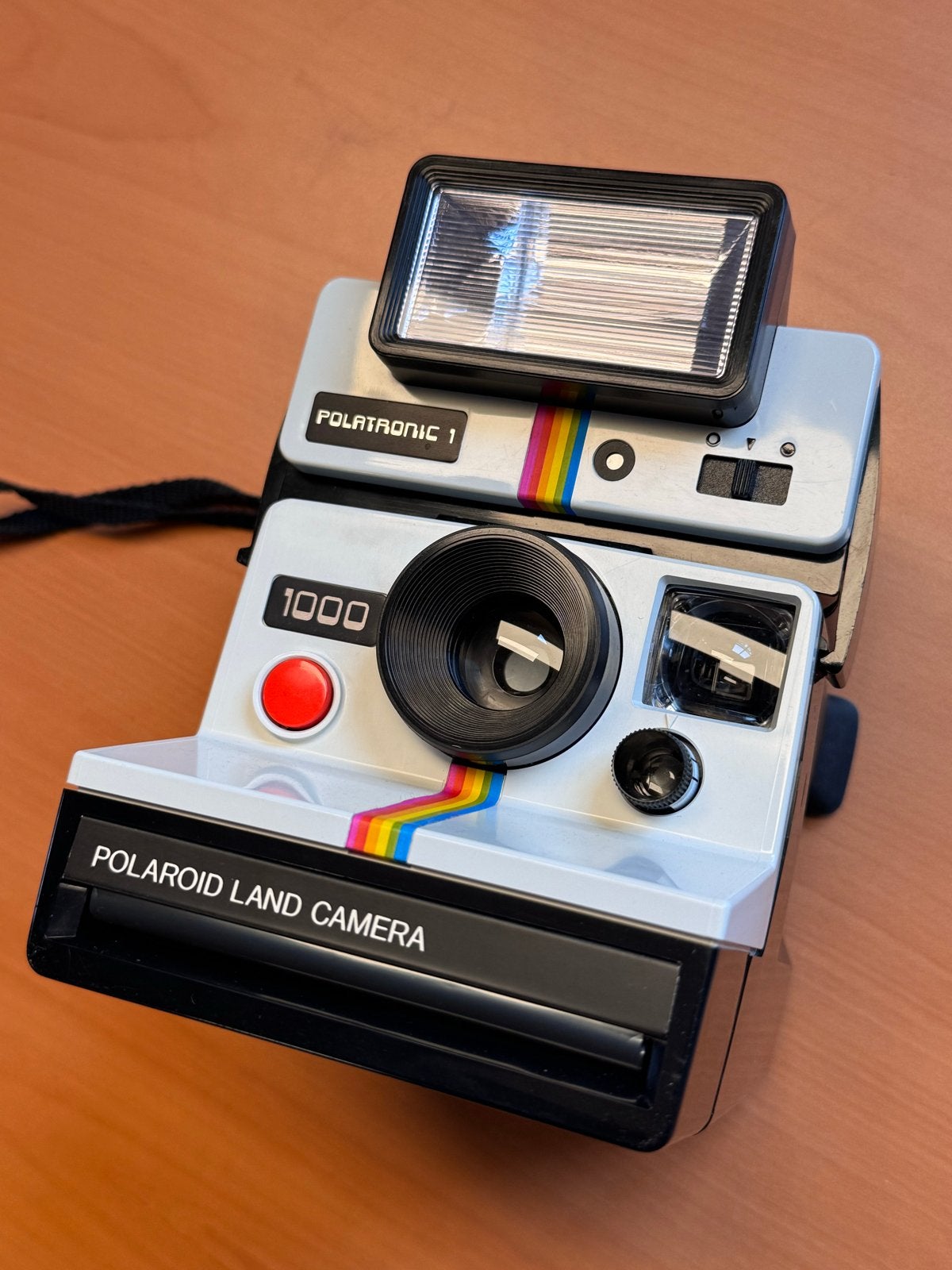 Polaroid Land Camera 1000 met Polatronic 1 flitser, Ophalen of Verzenden, Gebruikt, Polaroid
