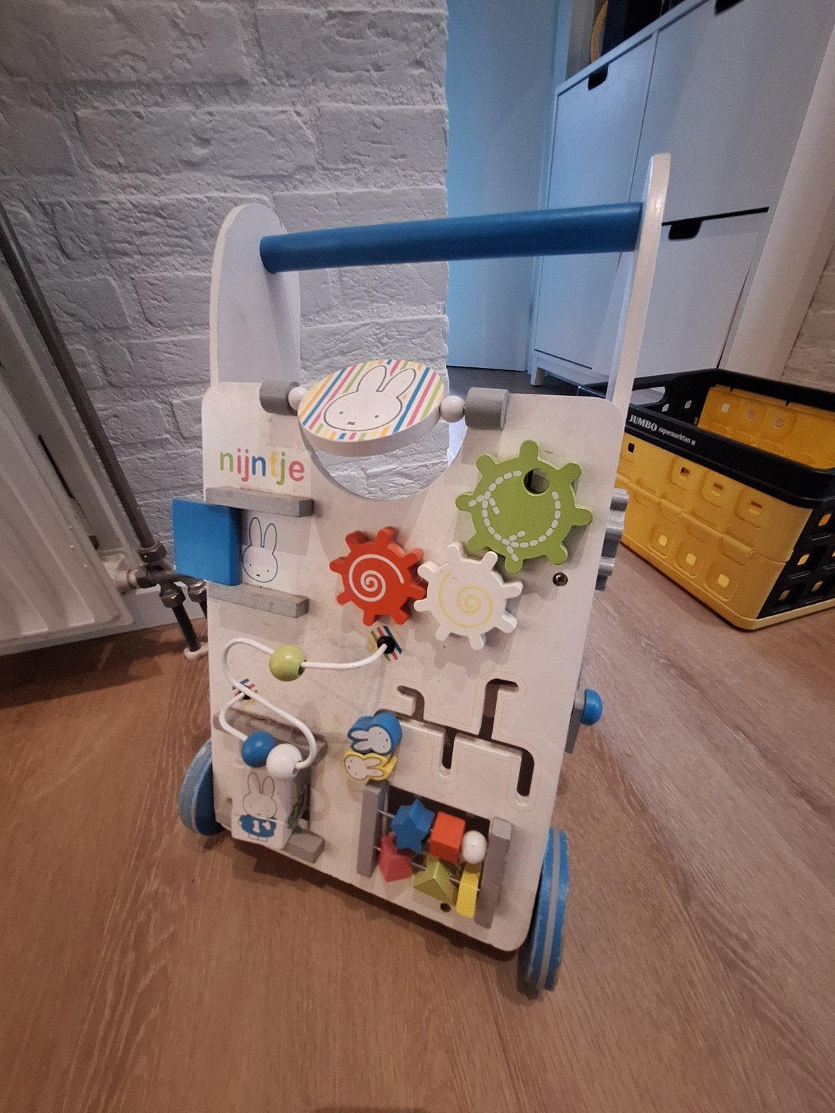 Nijntje Houten Loopwagen met Activiteitenpaneel, Ophalen, Gebruikt, Overige typen