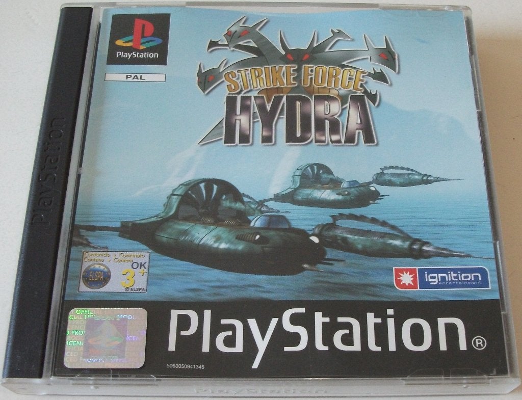 PS1 Game *** STRIKE FORCE HYDRA *** Een elite gevechtsteam, Spelcomputers en Games, Games | Sony PlayStation 1, 1 speler, Racen en Vliegen