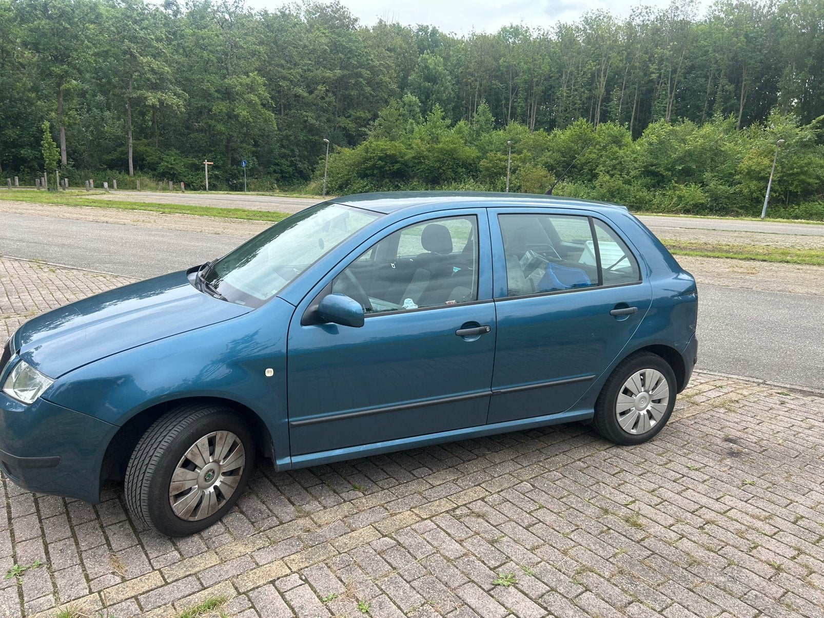 Skoda Fabia 1.2 47KW 2004 Blauw, Voorwielaandrijving, 450 kg, Blauw, 1198 cc