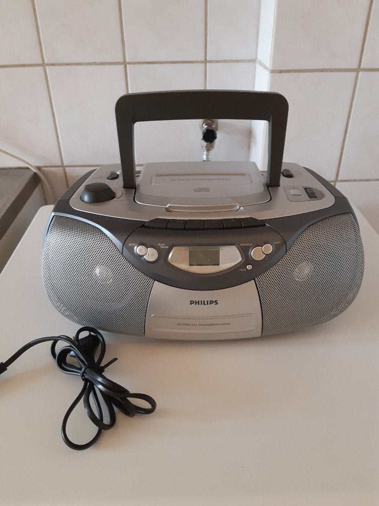 Philips Radio CD Speler AZ1003 - Getest en Werkt Prima, Ophalen of Verzenden, Gebruikt, Radio, Met cd-speler