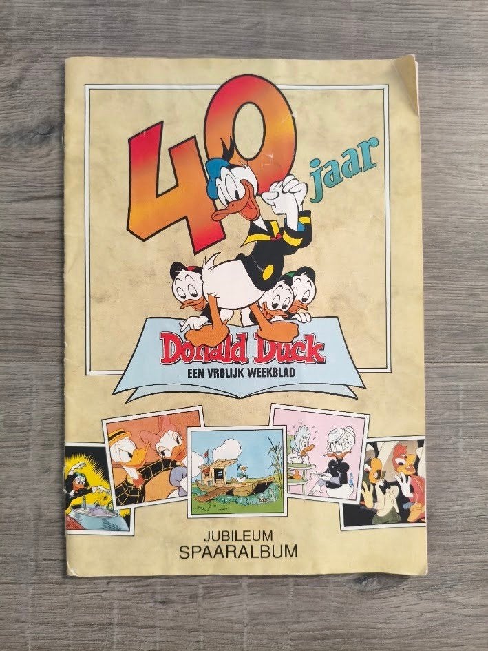 Donald Duck 40 jaar jubileum spaaralbum, Ophalen of Verzenden, Donald Duck, Gebruikt, Overige typen