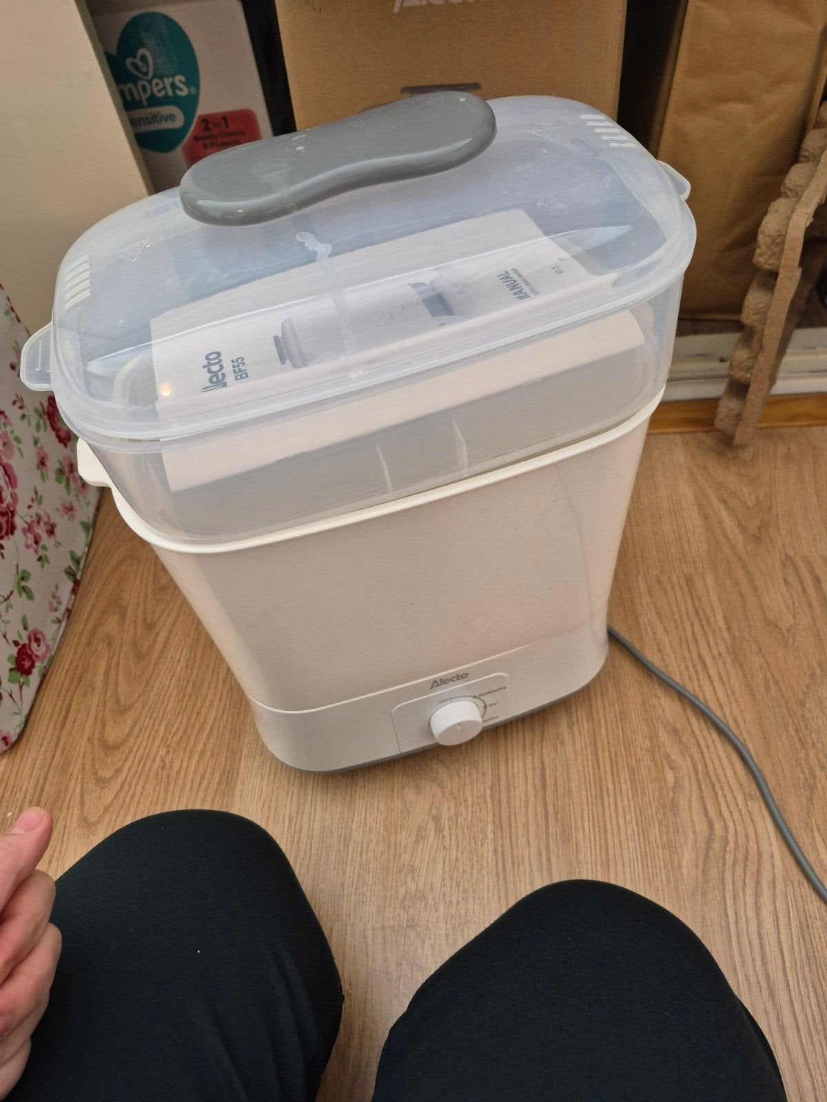 Alecto elektrische sterilisator z.g.a.n. met droogfunctie, Kinderen en Baby's, Babyvoeding en Toebehoren, Alecto, Stoomfunctie