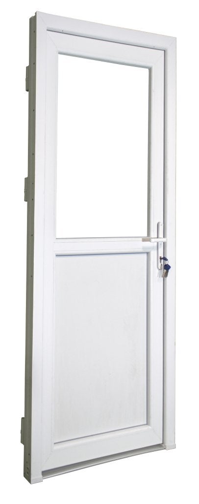 Deur 1/2 glas Antraciet RAL 7016 98x215, Niet ingevuld, 80 tot 100 cm, Niet ingevuld, Nieuw