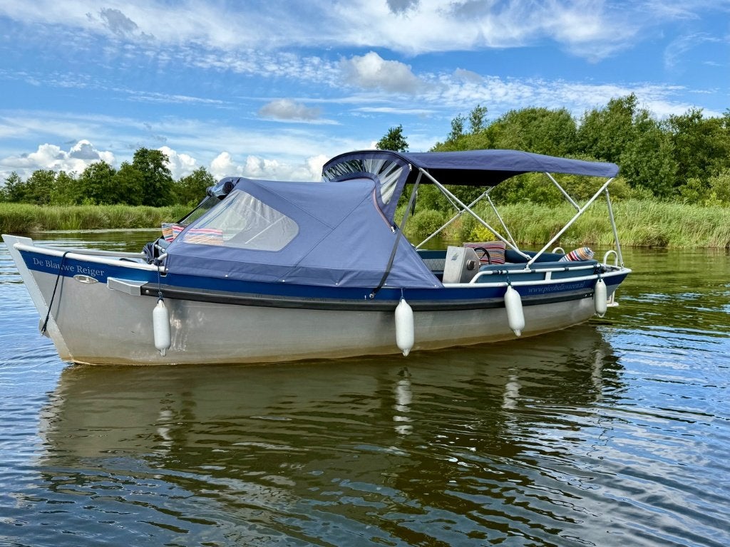 Pettersloep (extra luxe uitgevoerd), Binnenboordmotor, Elektrisch, 7 pk, Ophalen