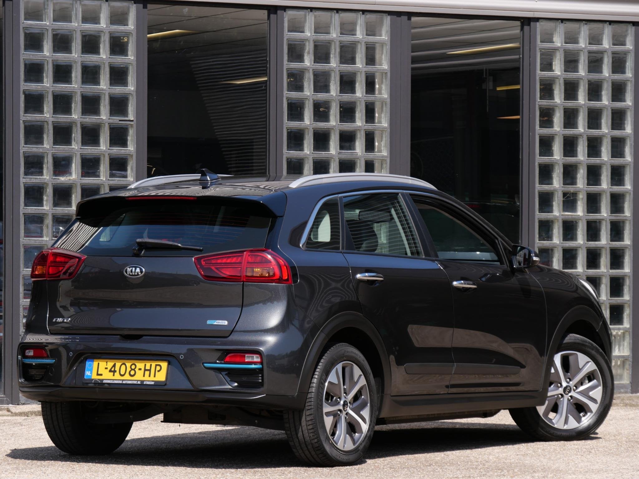 Kia e-Niro 64kWh DYNAMICLINE/ NL AUTO 1STE EIGENAAR/ SOH 100, Auto's, Kia, Gebruikt, 1712 kg, Leder en Stof, Origineel Nederlands