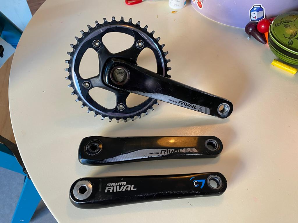 Crankset Sram Rival GXP met powermeter, Ophalen of Verzenden, Zo goed als nieuw
