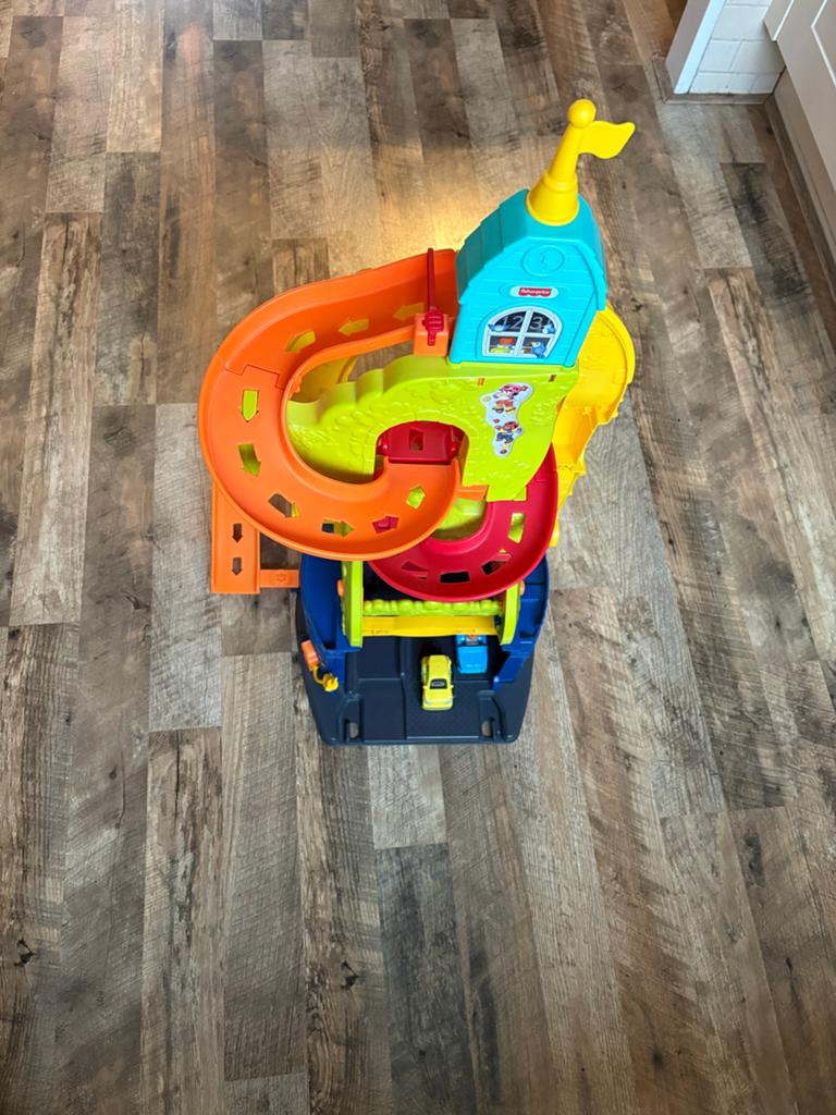 Fisher-Price Little People Wheelies Racebaan, Ophalen, Gebruikt