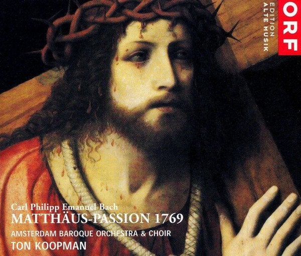 Carl Philipp Emanuel Bach Koopman Matthäus-Passion 1769, Cd's en Dvd's, Cd's | Klassiek, Gebruikt, Boxset, Ophalen of Verzenden