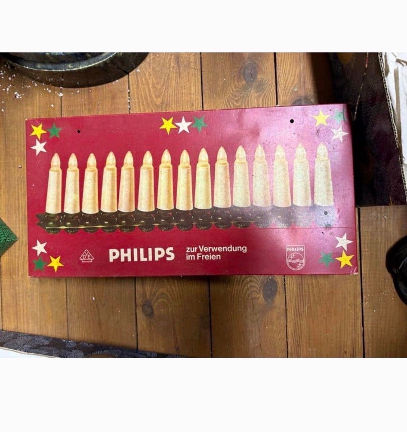 Vintage philips  kerst verlichting, Diversen, Ophalen of Verzenden