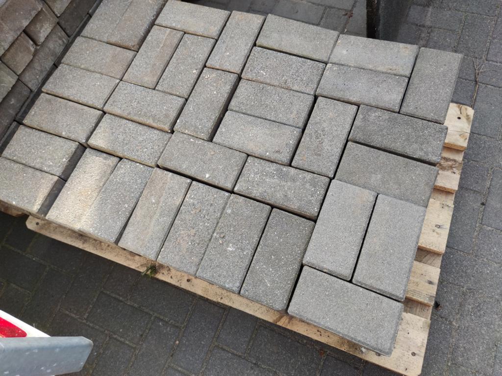 BK Klinkers, dik formaat, Ruim 23 m²,, Tuin en Terras, Tegels en Klinkers, Ophalen, Gebruikt, Beton, Klinkers