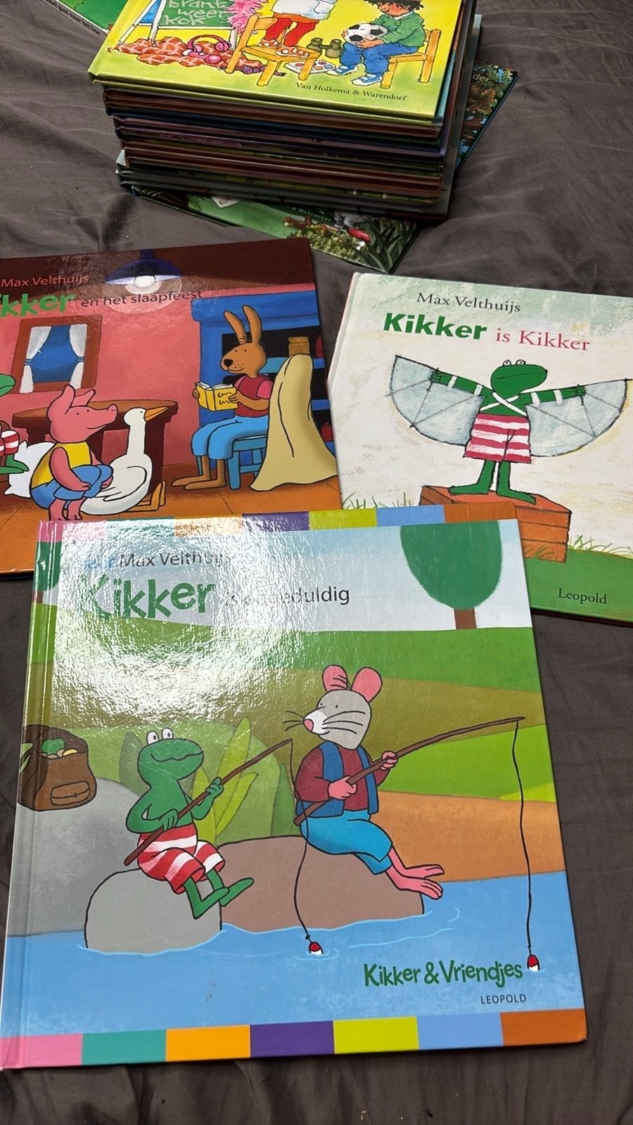 3 Kikker boeken van Max Velthuijs, Gelezen, Fictie algemeen, Jongen of Meisje, Ophalen of Verzenden