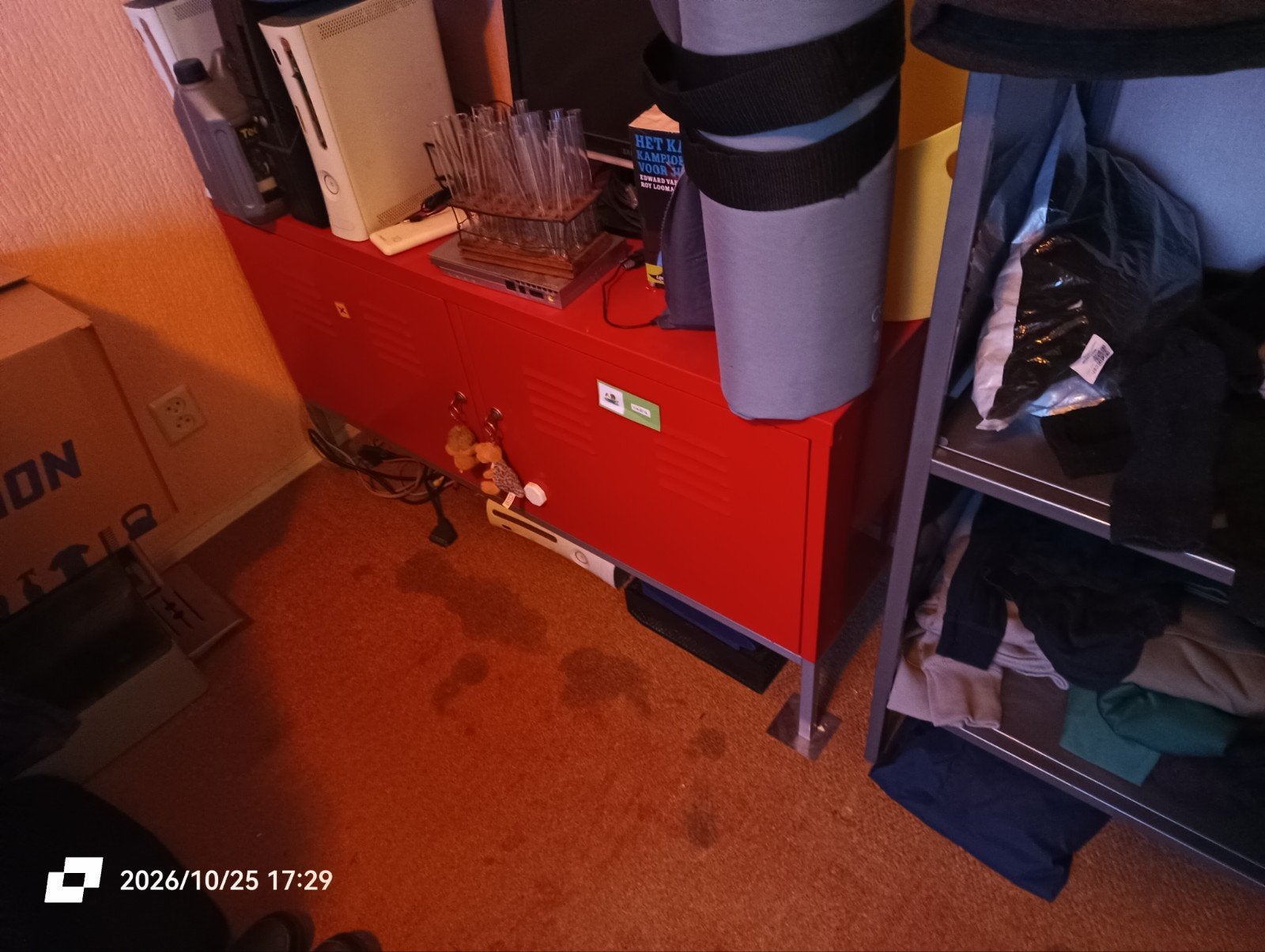 Ikea ps locker kast., Metaal, 25 tot 50 cm, Gebruikt, Met deur(en)