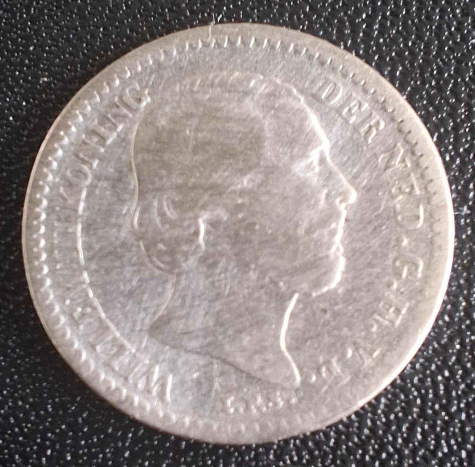 Zilveren 10 cent Willem III 1889, Postzegels en Munten, Zilver, Ophalen of Verzenden, 10 cent, Koning Willem I