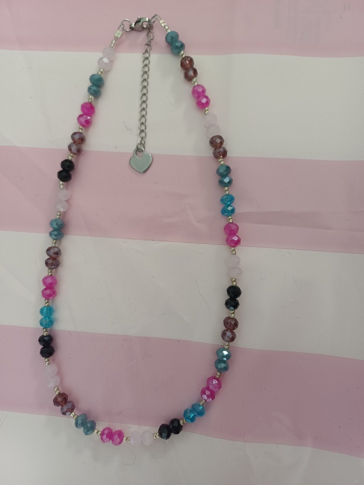 Stainless steel ketting, Ophalen of Verzenden, Zilver, Overige materialen