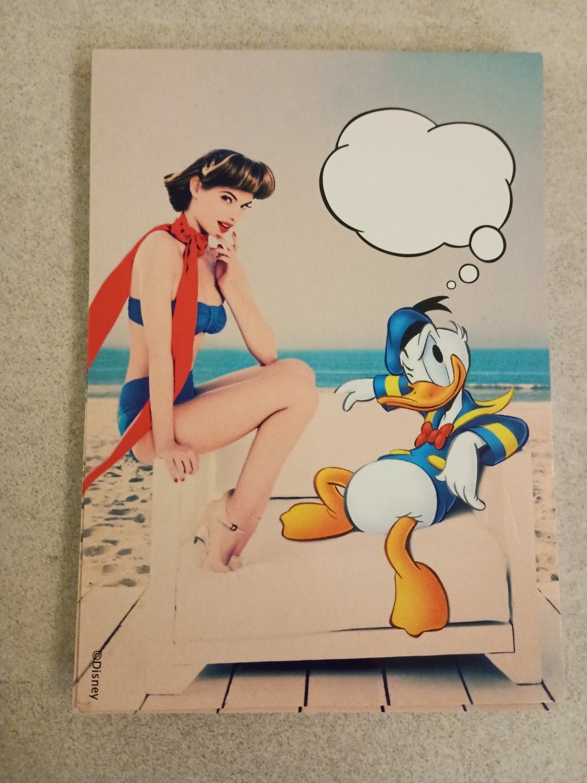 Vintage Boomerang Postcard Donald Duck - Ongebruikt, Ophalen of Verzenden