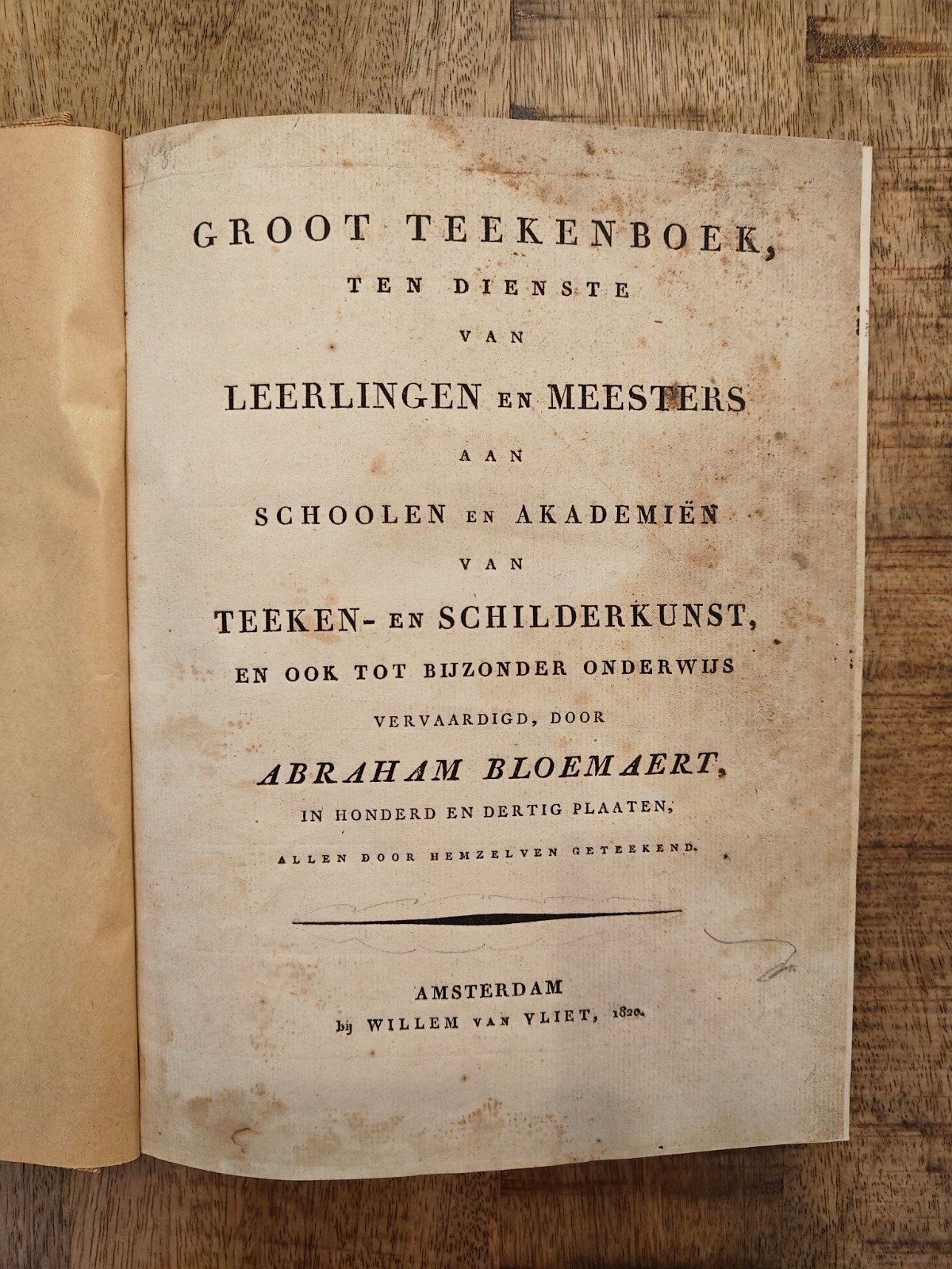 Groot Teekenboek, Abraham Bloemaert 1820. 130 gravures, Ophalen of Verzenden, Abraham Bloemaert