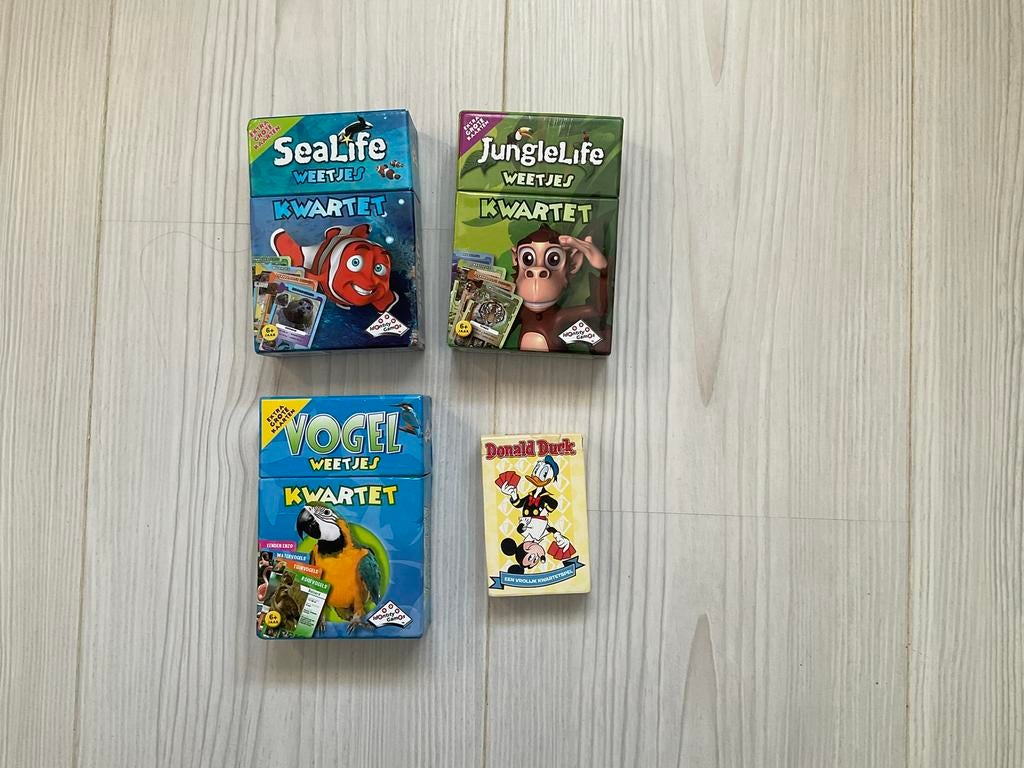 Weetjes Kwartet, Verzamelen, Speelkaarten, Jokers en Kwartetten, Ophalen of Verzenden, Zo goed als nieuw, Kwartet(ten)