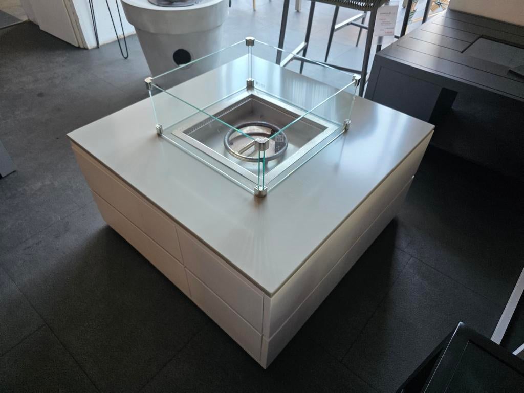 Cosiloft 100 Witte Vuurtafel – Cosi, Tuin en Terras, Vuurtafels, Nieuw, Ophalen of Verzenden