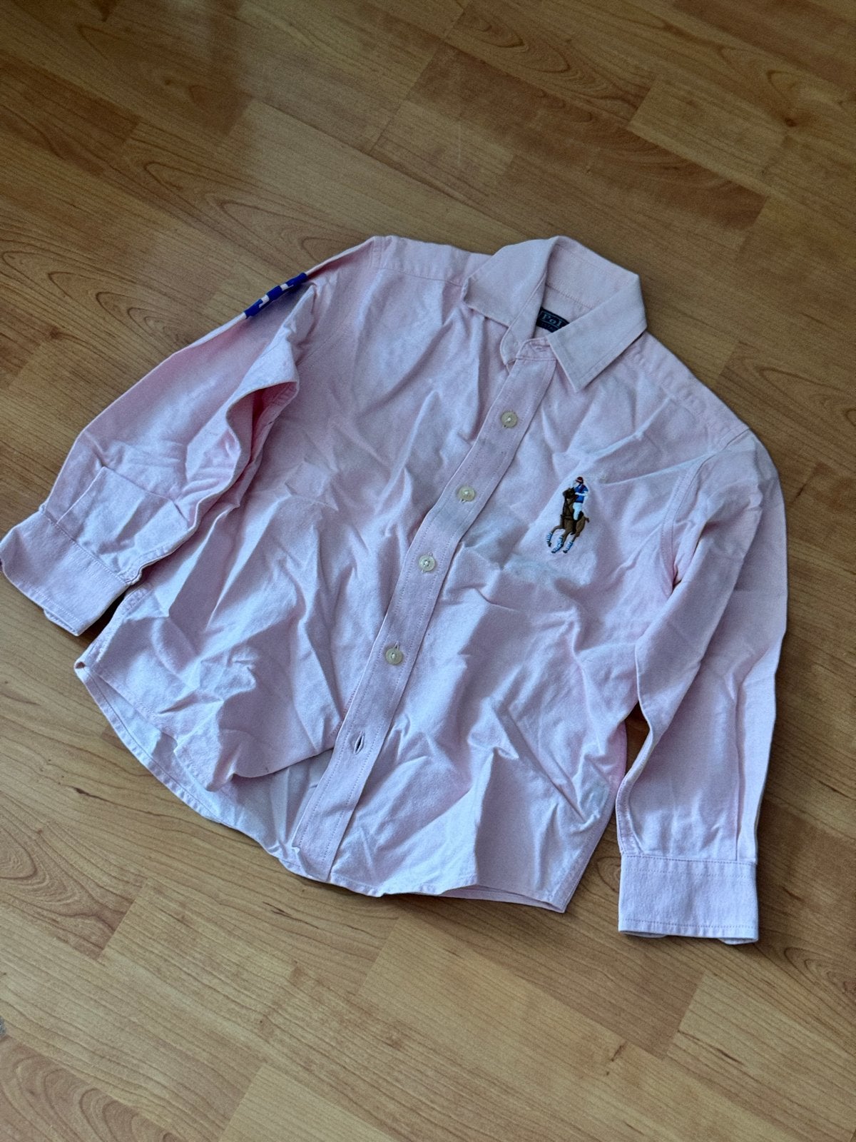 Polo Ralph Lauren overhemd roze maat 4, Ophalen of Verzenden, Zo goed als nieuw, Roze, Overige halswijdtes