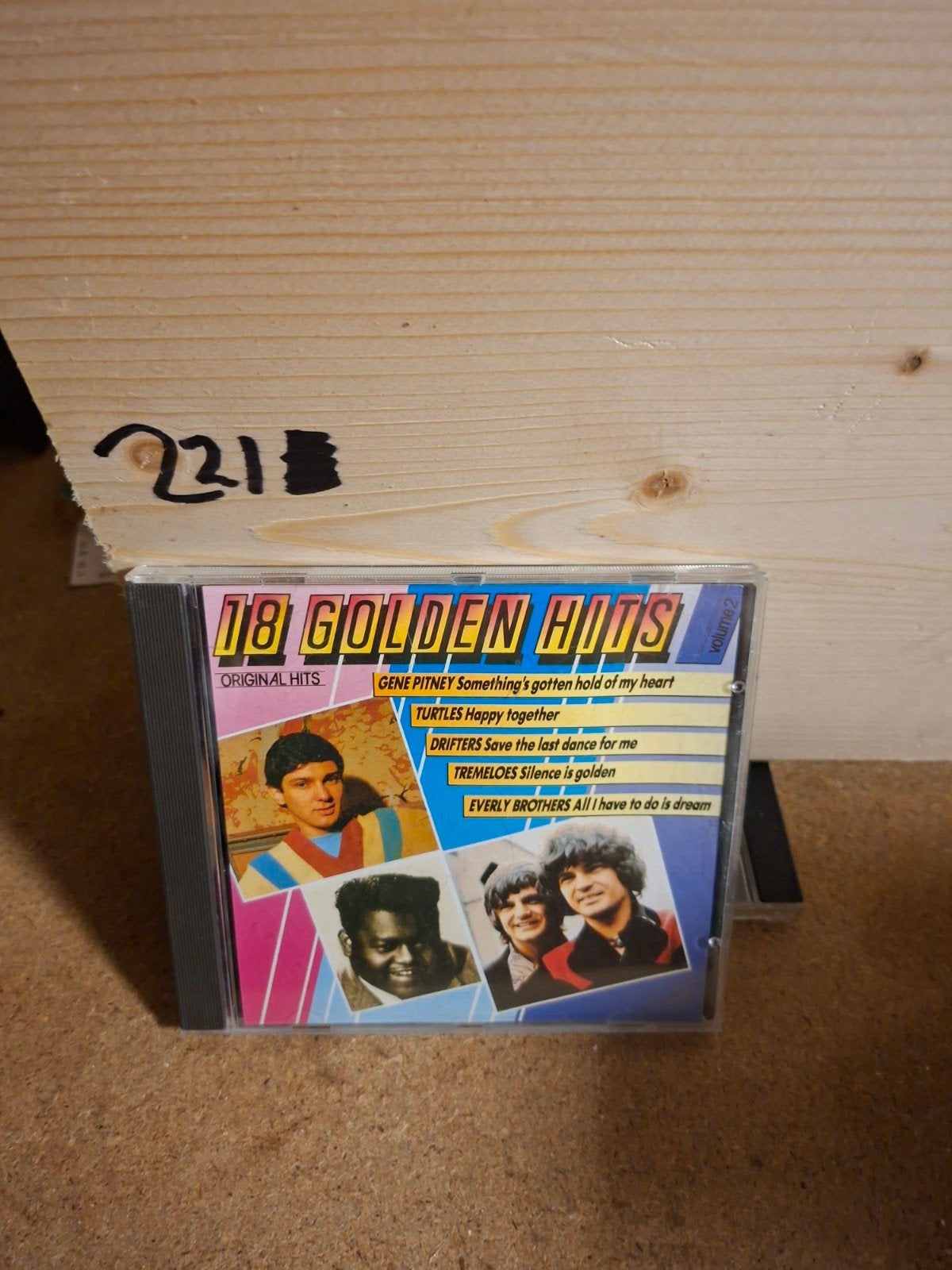 18 Golden Hits - Original Hits Volume 2 CD, Cd's en Dvd's, Gebruikt, Pop, Ophalen of Verzenden, Verzamelalbum
