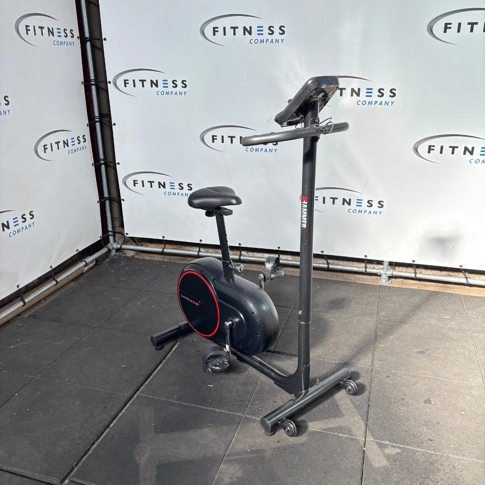 Hammer Fitness – Cardio 5.0 BT – Upright Bike, Ophalen of Verzenden, Zo goed als nieuw, Benen, Overige typen