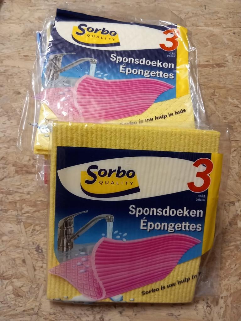 Sorbo Sponsdoeken - 7x3 stuks nieuw, Ophalen of Verzenden, Overige typen