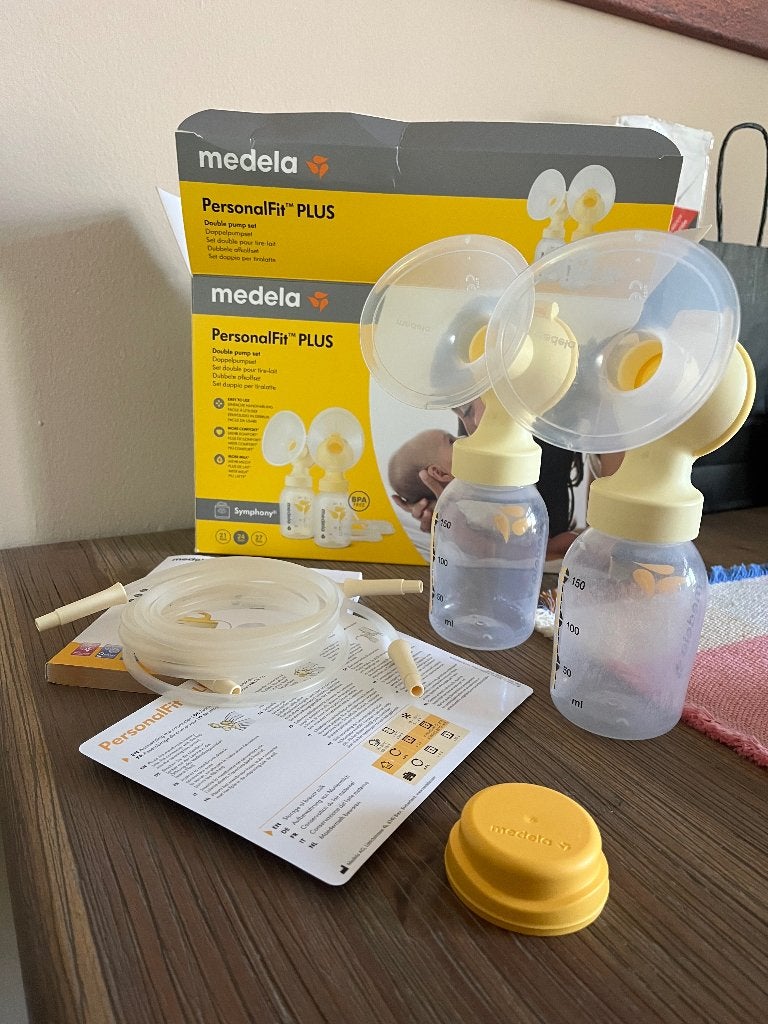 Medela Symphony Kolfset, Kinderen en Baby's, Babyvoeding en Toebehoren, Ophalen, Medela, Borstkolf, Zo goed als nieuw