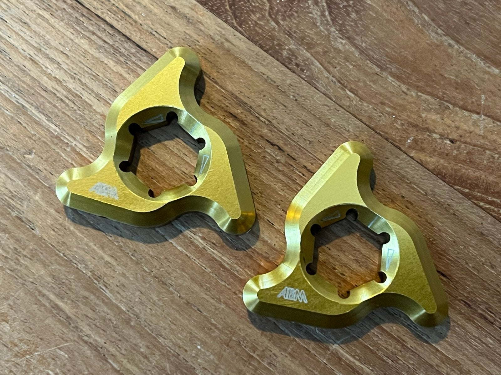 Voorvork verstellers / pre load adjusters Goud, Ophalen of Verzenden, Gebruikt