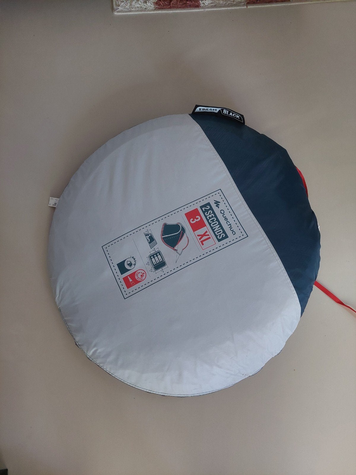fresh & Black XL tent Quechua, Ophalen