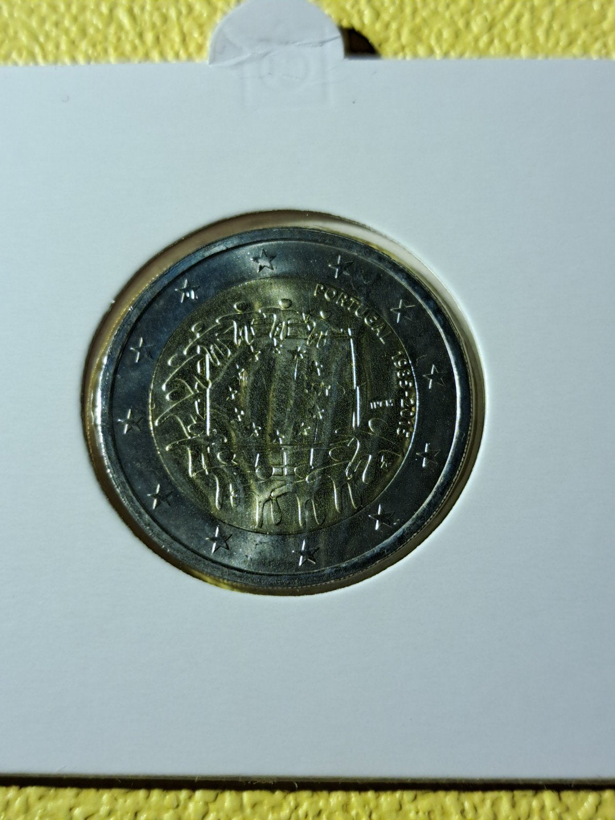 2 euro UNC Portugal 30 jaar Europese Vlag 2015, Ophalen of Verzenden, Portugal, 2 euro