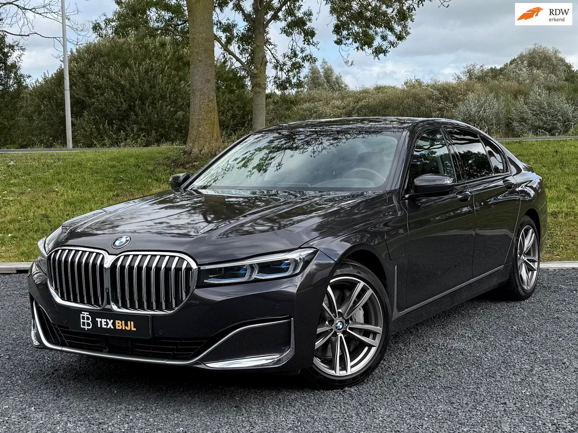 BMW 7-serie 745e Pano/HUD/360cam/H&K/etc!, Automaat, Achterwielaandrijving, Gebruikt, Bedrijf