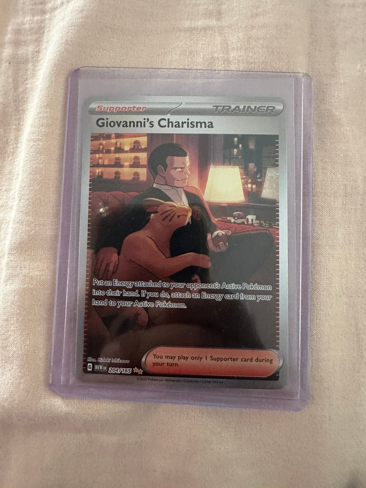 Giovanni's Charisma (MEW 204), Ophalen, Zo goed als nieuw