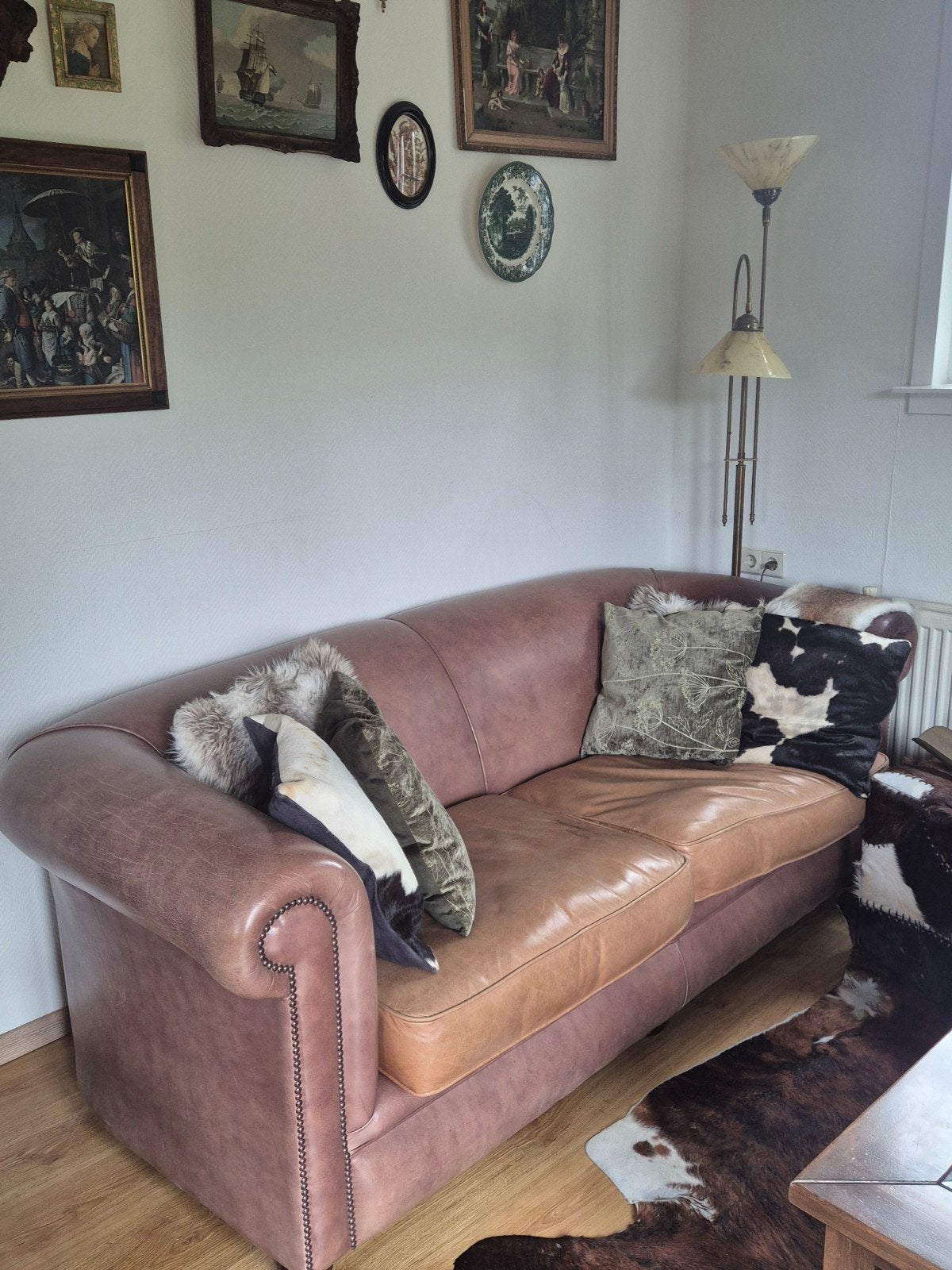 Chesterfield Bankstel, Ophalen, Gebruikt, Klassiek, Landelijk,brocant, 150 tot 200 cm