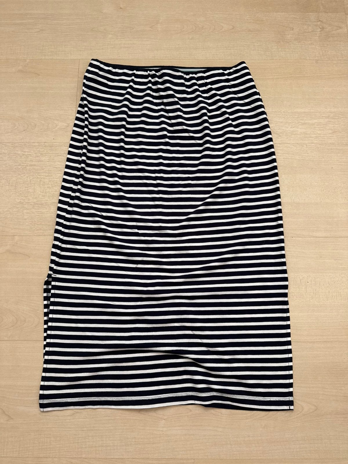 Blauw/ wit gestreepte rok van Street One, Blauw, Ophalen of Verzenden, Zo goed als nieuw, Knielengte