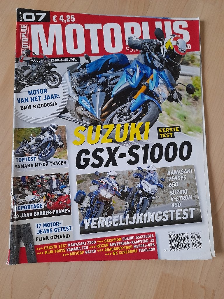 TIJDSCHRIFT MOTOPLUS 2015 EN 2016 DIVERSE, Ophalen of Verzenden, Zo goed als nieuw, Overige typen