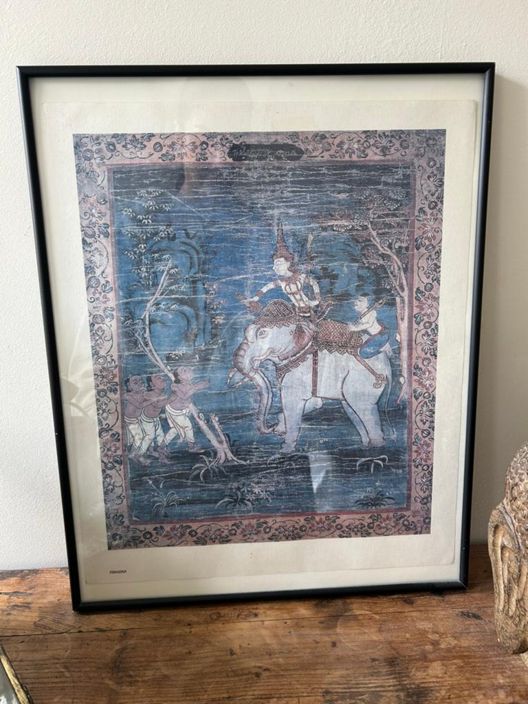 Print plus frame, Ophalen