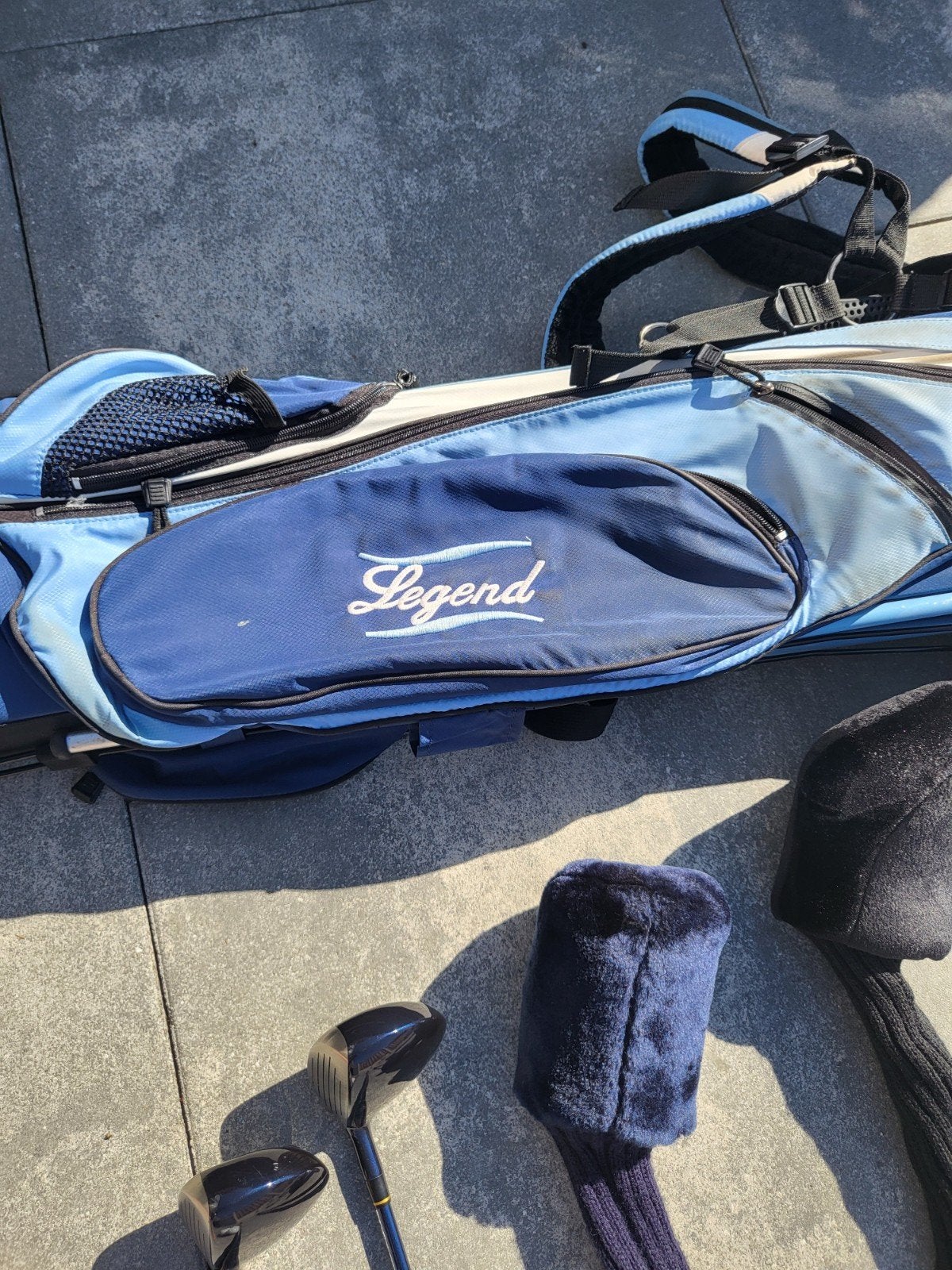 Complete golfset Legend met tas, clubs, ballen en tees, Ophalen of Verzenden, Zo goed als nieuw, Set