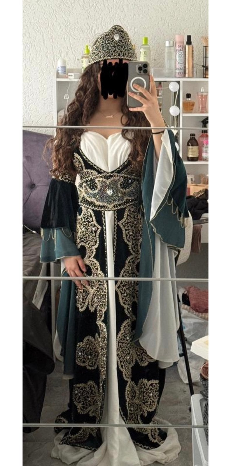Hennajurk/bindalli, Kleding | Dames, Gelegenheidskleding, Ophalen, Zo goed als nieuw, Maat 38/40 (M), Overige typen