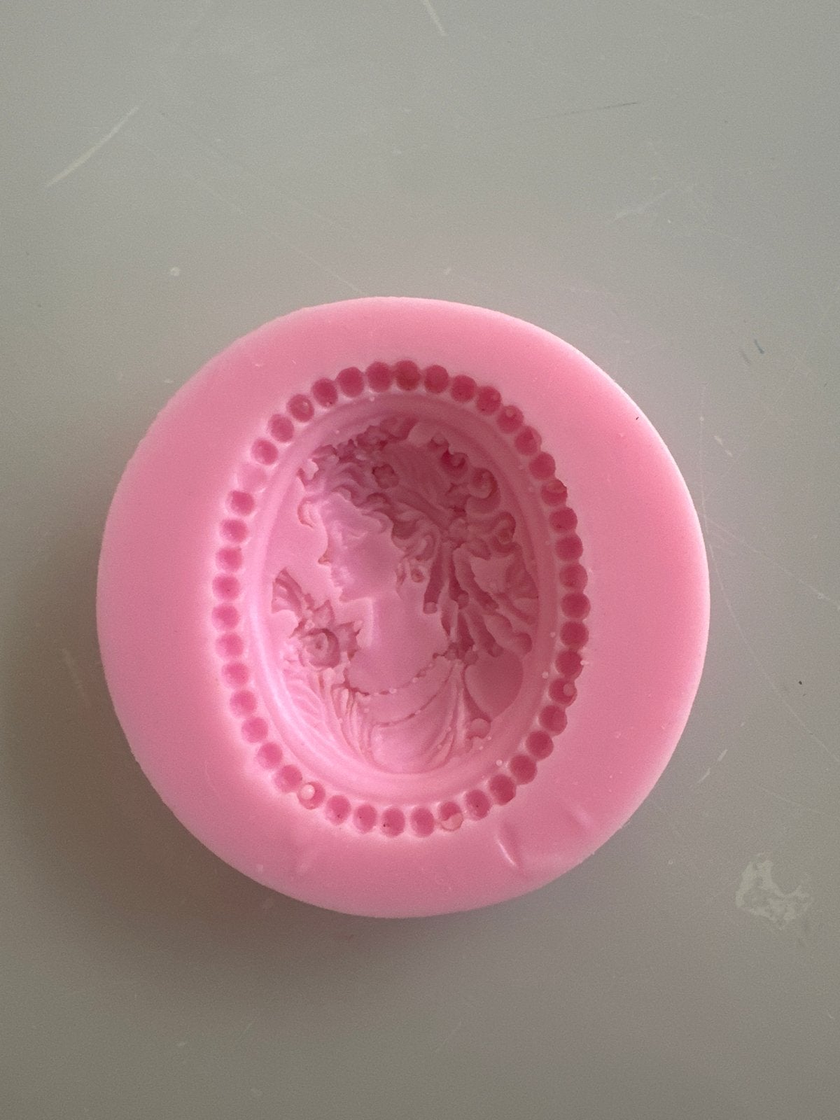Siliconen mal Camee Dame - voor hars, klei, zeep, fondant, Ophalen of Verzenden, Nieuw