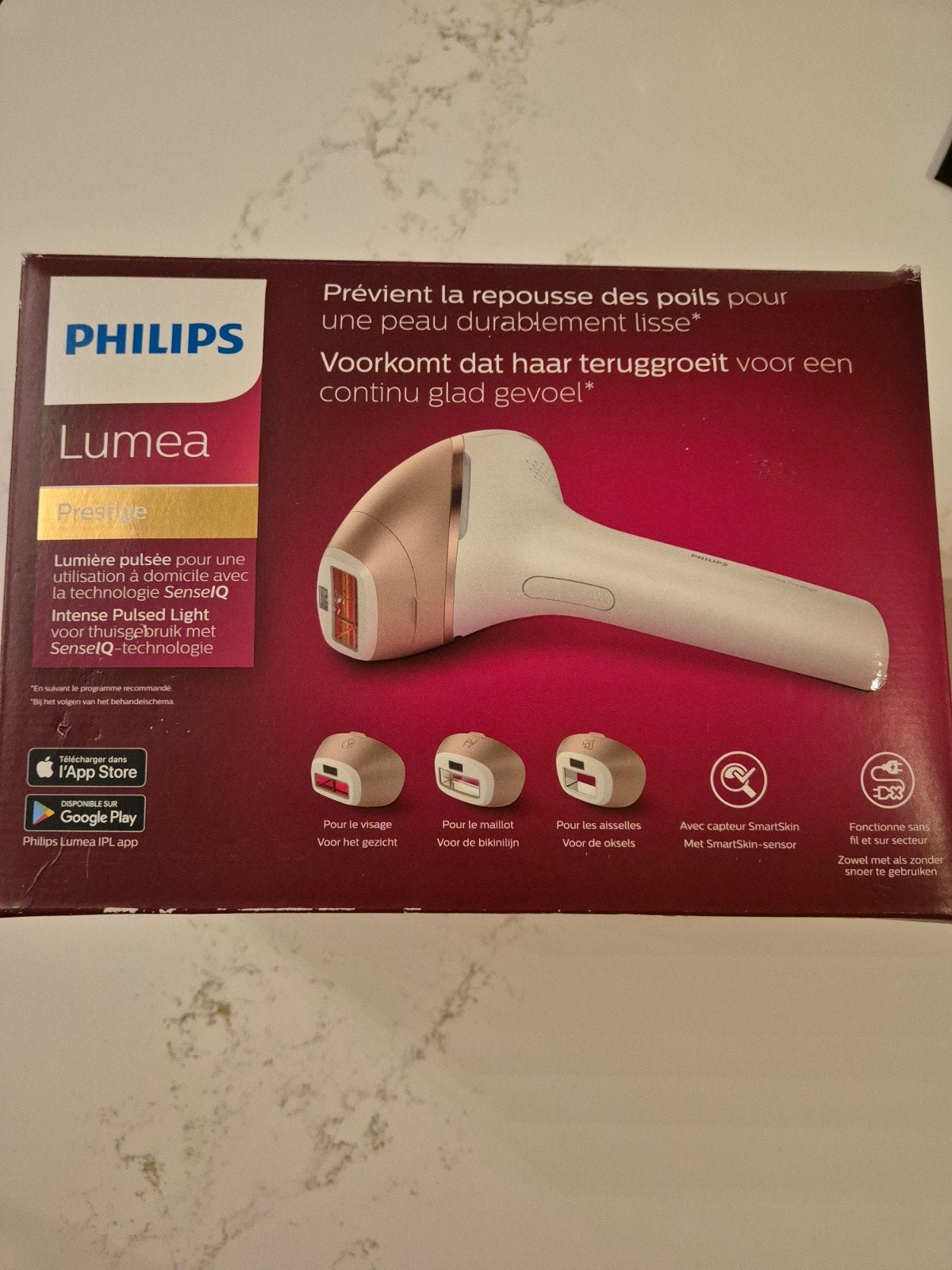 Philips Lumea Prestige IPL ontharing - Nieuw, Ophalen of Verzenden, Nieuw, Scheren en Epileren