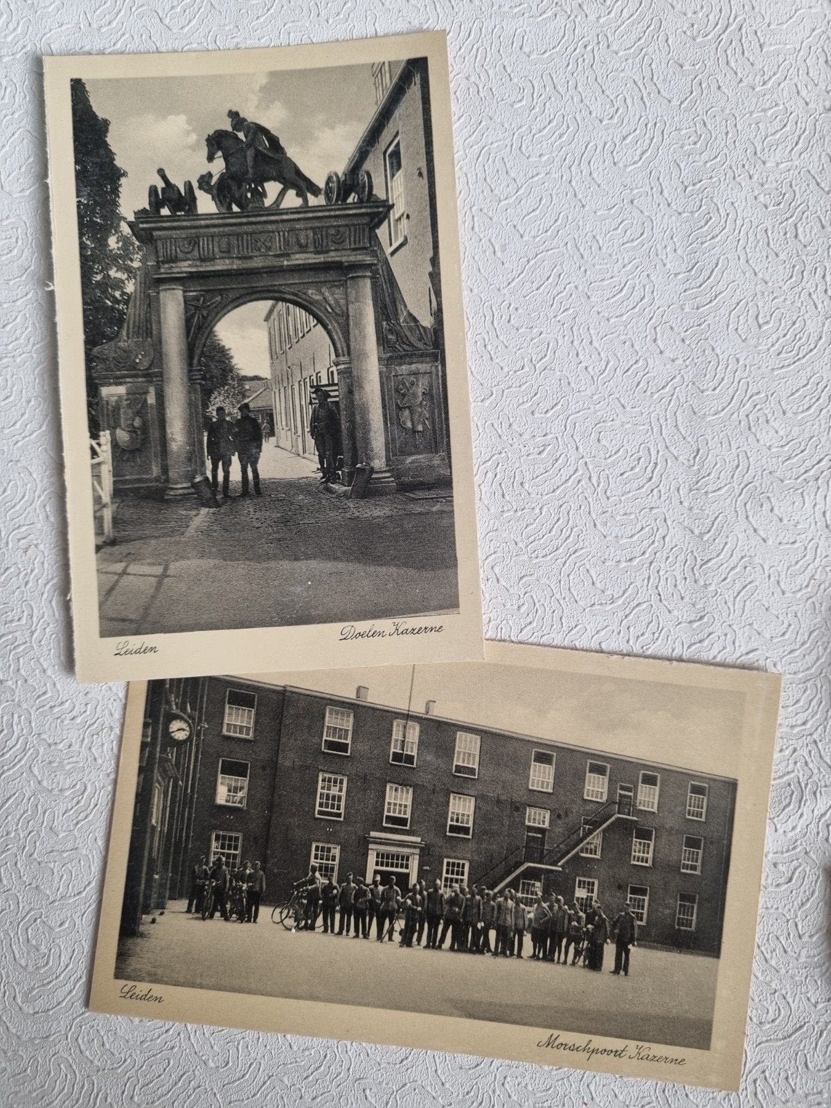 Morspoort Kazerne en Doelen Kazerne <1920, Ophalen of Verzenden, Voor 1920, Ongelopen, Zuid-Holland