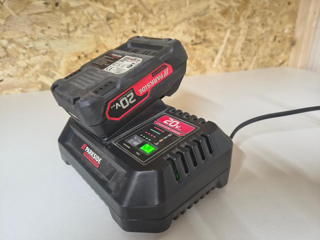 Parkside 20v accu + lader, Ophalen of Verzenden, Nieuw
