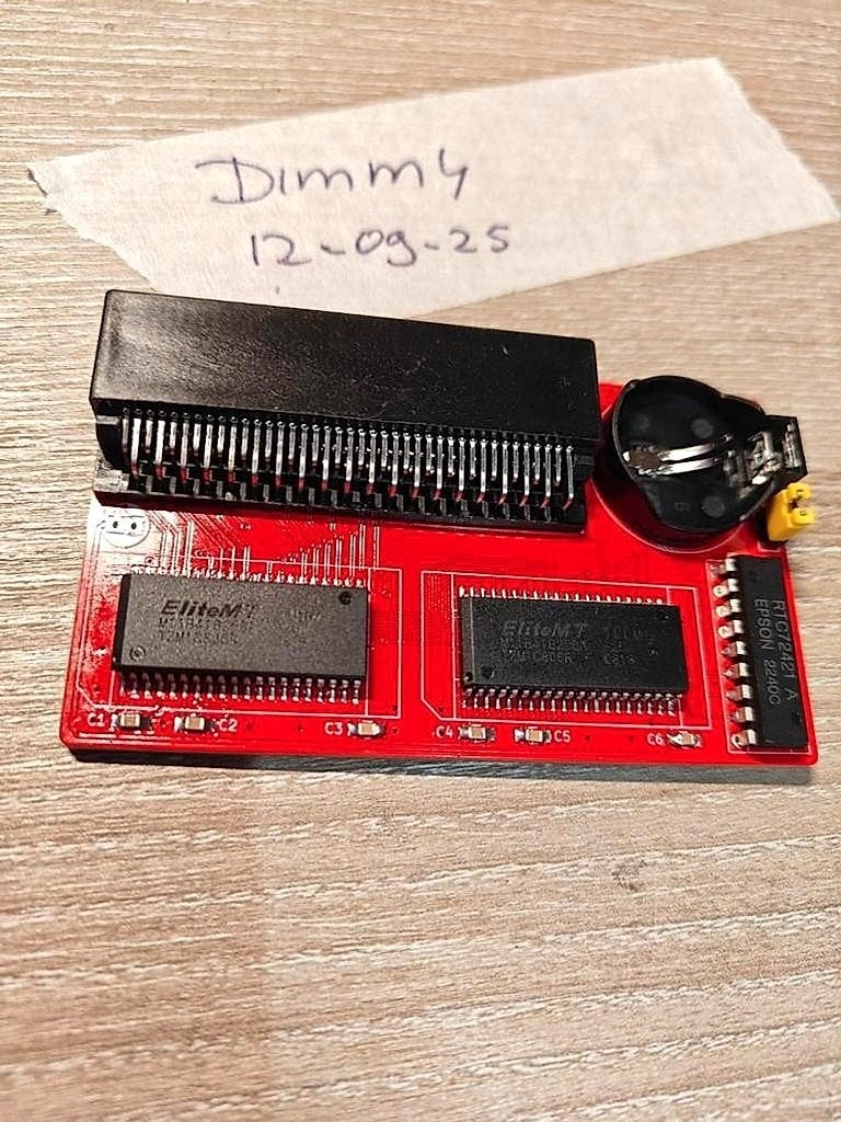 Amiga 600 - 1Mb Chip ram geheugen uitbreiding met klok, Computers en Software, Vintage Computers, Verzenden