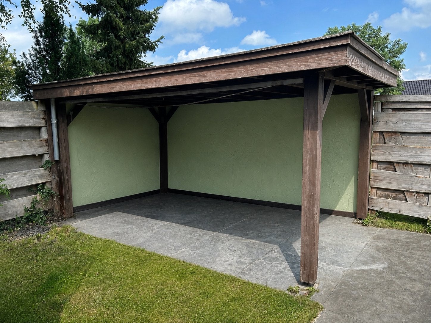 Overkapping 3 x 5,5 meter - Gratis afhalen en demonteren, Tuin en Terras, Overkappingen, Ophalen, Gebruikt, Veranda