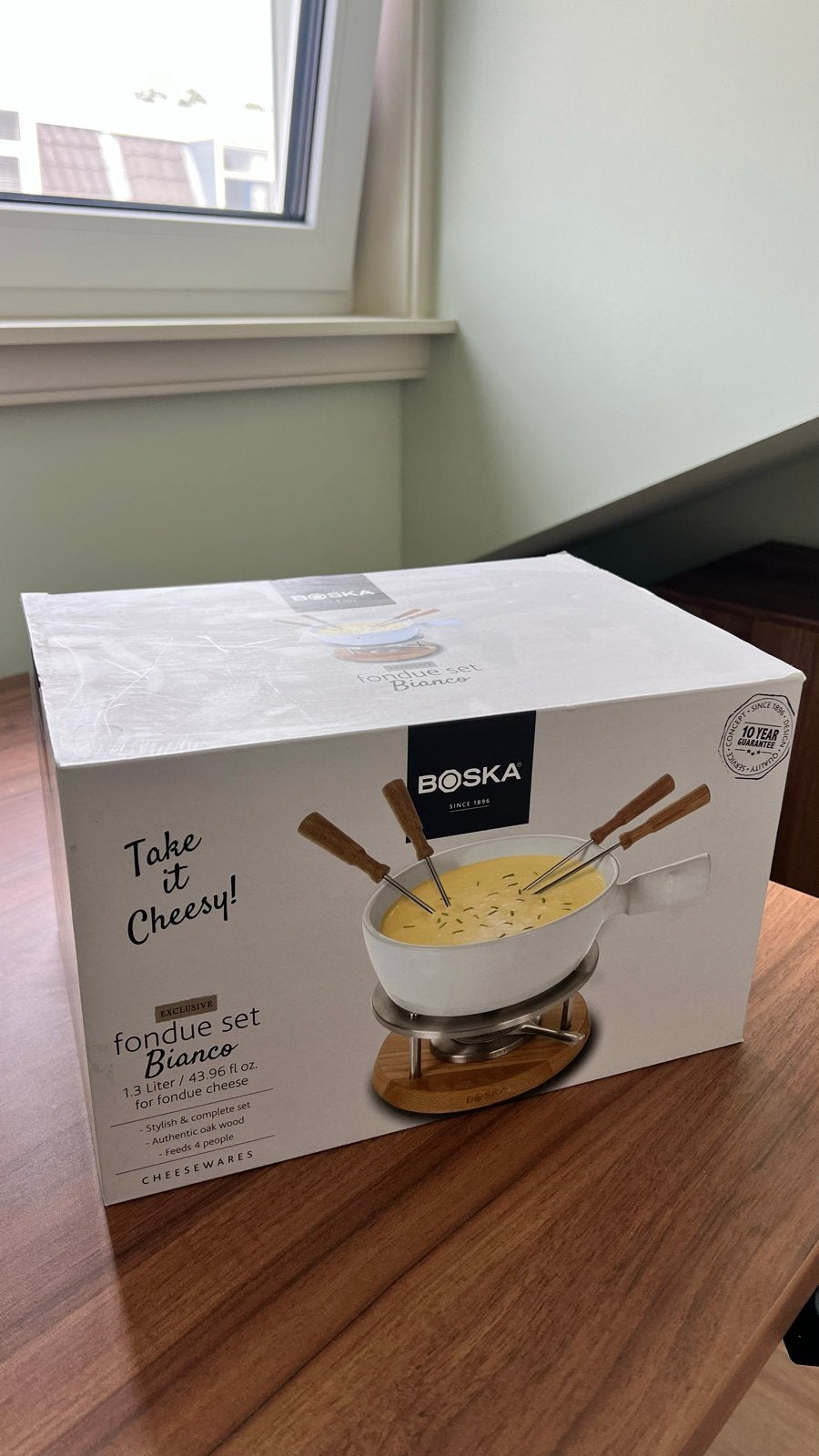 Boska Fondue Set Bianco - Nieuw in doos, Ophalen of Verzenden, Nieuw, Brander, Fondueset