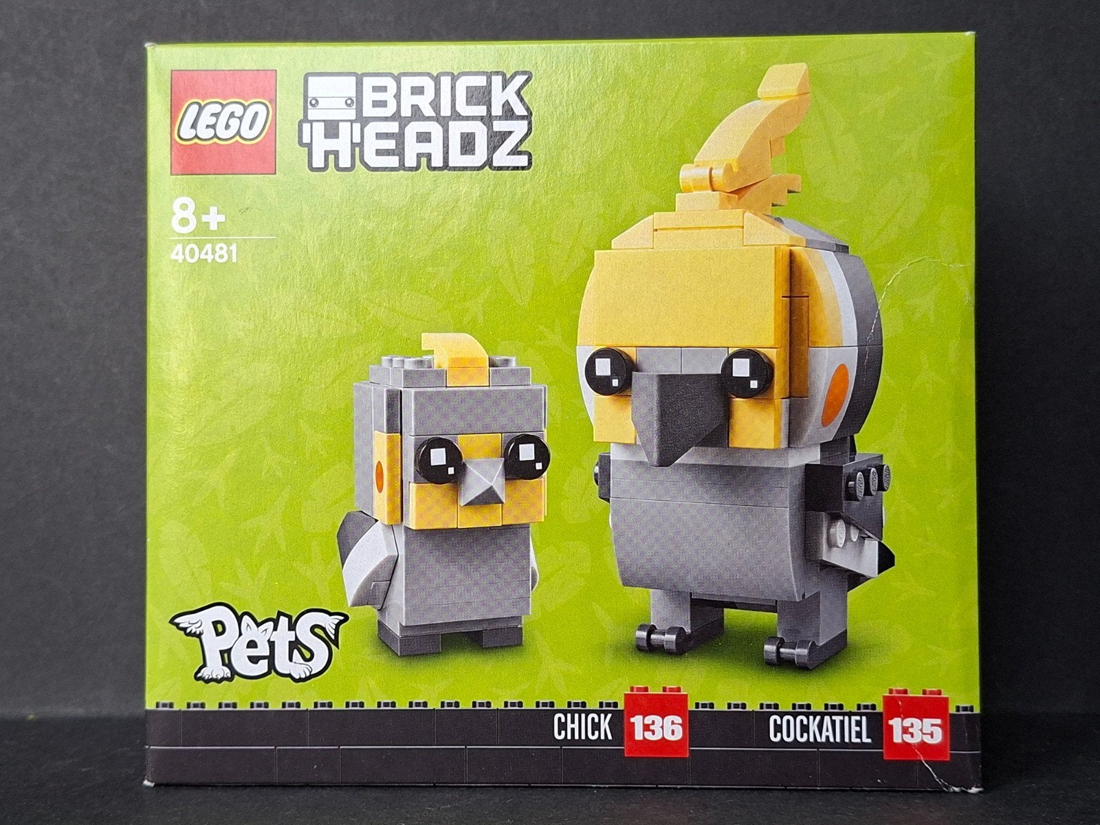 Lego Pets 40481 BrickHeadz NIEUW Valkparkiet minifig Parkiet, BrickHeadz, Lego, Nieuw, Ophalen of Verzenden