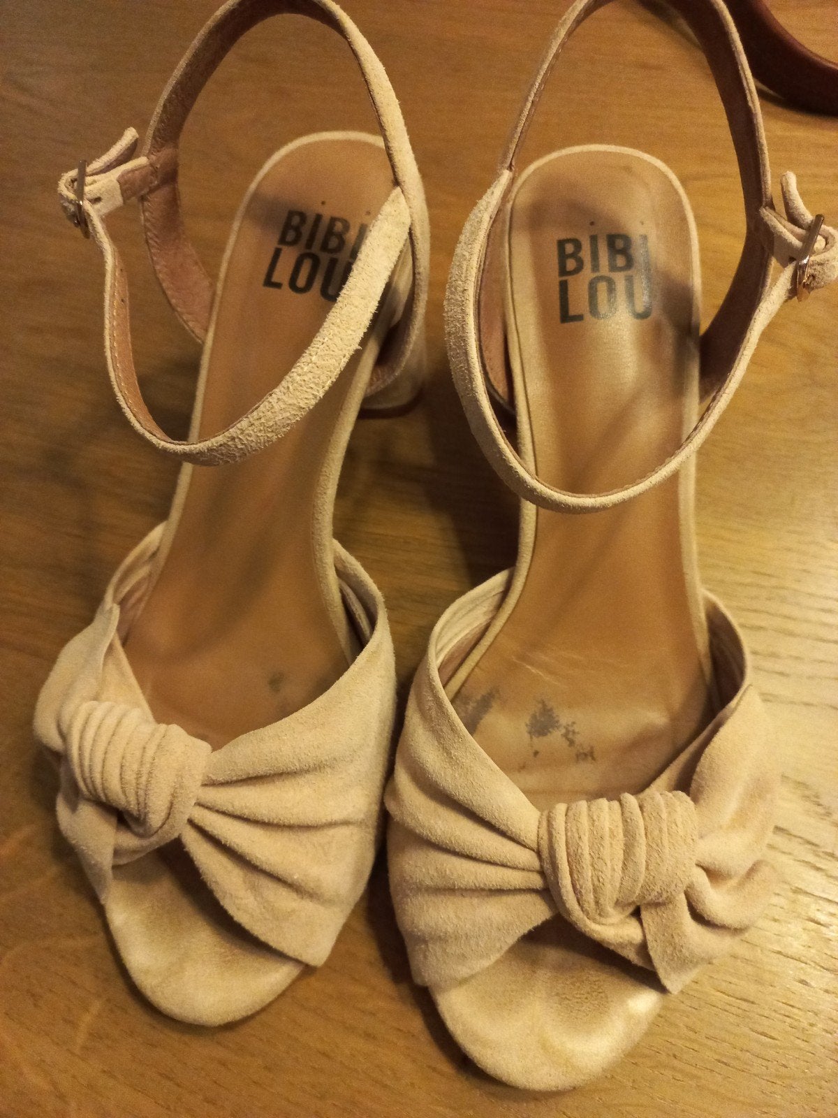 Bibi Lou Sandalen met Hak - oud roze Suede, Bibi Lou, Roze, Gedragen, Sandalen of Muiltjes
