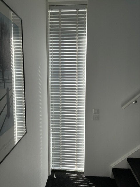 Luxaflex wit. 53 cm breed. Merk: ABZ., Gebruikt, Overige merken, Wit, Metaal